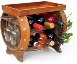 Charming as it is chic, this wooden wine glass rack is easy to install and adds a sense of style to the kitchen. Dandibo Wine Rack Wooden Wine Barrel Brown 33 Cm 9064 Bar Bottle Rack Bottle Stand Small Barrel Wooden Barrel With Glass Holder Ab 79 99 Preisvergleich Bei Idealo At
