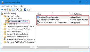 For example, by setting this policy to 3, you can be assured that user accounts are locked out after the third wrong password is tried. What Is Account Lockout Policy In Windows 10 8 7