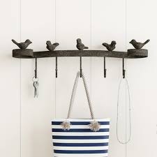 Sold and shipped by eforcity. Decorative Birds On Ribbon Hook Cast Iron Shabby Chic Rustic Wall Mount Hooks By Lavish Home Overstock 22971355
