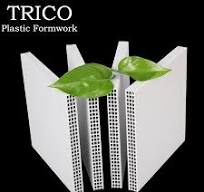 Reusable 60 times 18mm plastic hollow formwork for tall ...