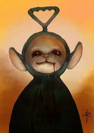 160608 Terrible Teletubbie By 600v On Deviantart Scary Art Scary Drawings Creepy Drawings