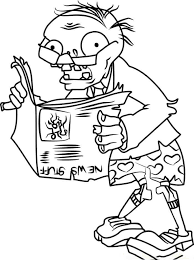 February 24, 2021 by coloring. Newspapers Zombie Coloring Pages Plants Vs Zombies Coloring Pages Coloring Pages For Kids And Adults