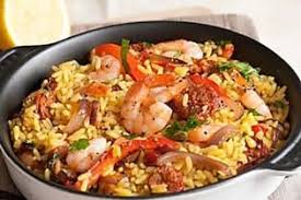 Paella Poulet Chorizo Crevettes Moules Recette Fruits De Mer Grilles Repas Sympa Recettes De Cuisine