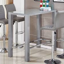 Jam Glass Bar Table Rectangular In Grey High Gloss Furniture In Fashion High Top Dining Table Bar Table Glass Bar Table