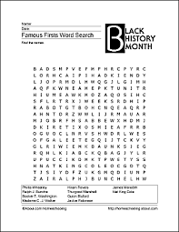 print off these black history month worksheets