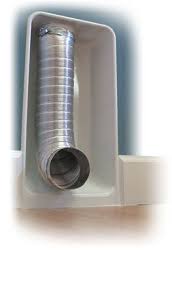 Freeing the dryer to perform at peak efficiency helps shorten drying times and helps minimize flammable lint buildup. Dryerbox Collecting The Vent Hose Neatly In The Wall Eliminates Having To Leave Space Behind The Dryer Laundry Room Laundry Room Inspiration Dryer Vent Kits