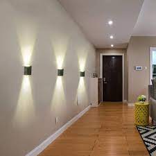 Up Down Led Wall Light Aluminum 2w Modern Led Wall Light Up Down Sconce Lighti Wall Sconce Hallway Sconces Living Room Wall Lights Living Room