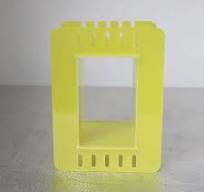Transformer skeleton for coil winding glass-fiber laminated sheet
