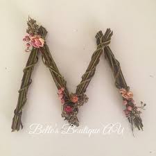 Woodland Nursery Twig Letter Names Custom Wooden Floral Etsy Rustic Woodland Wedding Decor Woodland Nursery Woodland Nursery Decor
