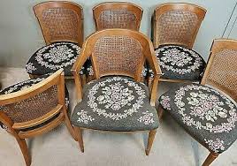 Find Many Great New Used Options And Get The Best Deals For Lovely Vintage Set Of 6 Henredon Cane Bach Dining Chairs 1970 S At T Dining Chairs Henredon Chair