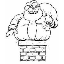 To undo your last action, click on the eraser icon. Santa Too Big For Chimney Coloring Page