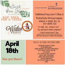 With nearly two dozen taps, there will be a large assortment of wicked barley. Aveda Earth Month Sup Yoga Wicked Barley St Johns Riverkeeper