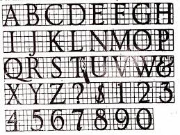 Technical Lettering Engineering Drawing