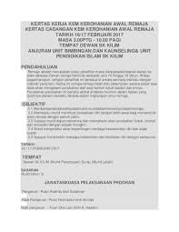 Kisah tentang wortel, telor dan biji kopi.panaskan 3 buah panci berisi air diatas panci, untuk lebih jelasnya tolong di siputar video ini.semoga bermanfaat. Doc Kertas Kerja Kem Kerohanian Awal Remaja Kertas Cadangan Kem Kerohanian Awal Remaja Norhayati Md Zin Academia Edu