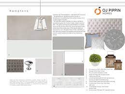 Hamptons Internal Colours Oj Pippin Hamptons Colour Scheme Use The Pale Brown Shown Here For The Corsic The Hamptons Colorful Curtains Hamptons Style Homes