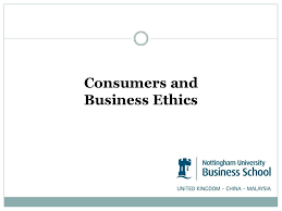 Companies whose business models revolve around making good recommendations—books, movies, services—are constantly considering the balance between serving. Consumers And Business Ethics Online Presentation