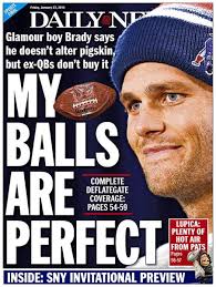 Sport scores are usually found in the sport section in the newspaper. Deflategate Headlines Showcase Best Of New York Tabloids Sports Illustrated