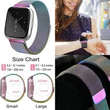 Rainbow Steel Mesh Small Replacement Bands Strap Bracelet