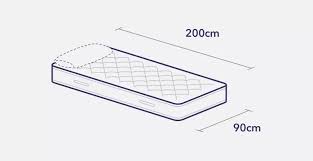 2'3 x 4'6 (70 x 140cm). Mattress Sizes Bed Dimensions Guide Dreams