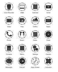 Download 62 android gallery icons. Circle Icon With Dark And Gray Stock Illustration Illustration Of Voice Gray 106764961