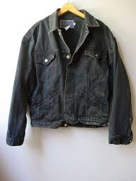 Half Black And Blue Denim Jacket Vintage 90 S Calvin Klein Denim Jean Jacket Trucker Grunge Faded Black L 90s Denim Jacket Basicjacket Denim Jean Jacket Jean Jacket Calvin Klein