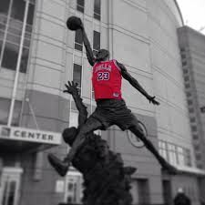 Even The Michael Jordan Statue Knows It S Time To Seered Michael Jordan Statue Michael Jordan Chicago Bulls