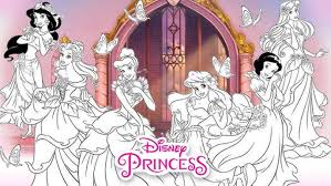 Gambar mewarnai barbie princess terbaru. Colouring Princesses Disney Coloring Pages Mewarnai Gambar Princess Youtube