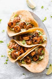 Beer battered fried trout tacos with spicy horseradish coleslaw. Blackened Shrimp Tacos With Slaw Recipe Little Spice Jar