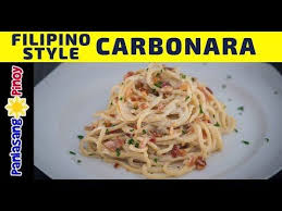 Carbonara Recipe Filipino Style Panlasang Pinoy Carbonara Recipe Carbonara Recipe Filipino Style Carbonara