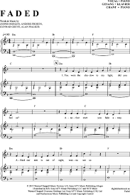 Finde das mittlere c (c4) auf deinem klavier oder keyboard. Faded Klavier Gesang Alan Walker Pdf Noten Klick Auf Die Noten Um Reinzuhoren Noten Und Playback Klarinette Noten Saxophon Noten Querflote Noten