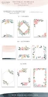 neutral watercolor flowers clipart floral borders frames watercolor background rustic floral wedding invitations neutral wedding flowers floral invitation neutral watercolor flowers clipart