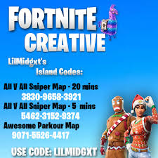 No bugs, full variety, best. Fortnite Creative Sniper Map Codes