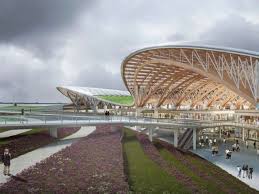 Gare A Chengdu Chine Voutes Chengdu Gare Architecture Bois