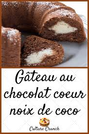 Gateau Au Chocolat Cœur Noix De Coco La Recette Facile Dessert Chocolat Facile Gateau Choco Coco Gateau Chocolat