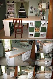 Diy Craft Desk Sewing Room Design Diy Crafts Desk Craft Room Design