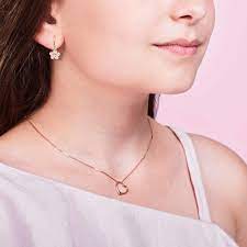 Get it as soon as fri, sep 25. Diamond Flower Baby Earrings In Rose Gold Klenota