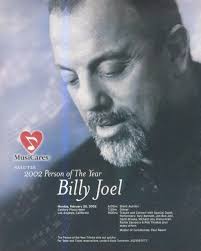 FRAMED PICTURE/ADVERT 13X11 BILLY JOEL PERSON OF THE YEAR 2002