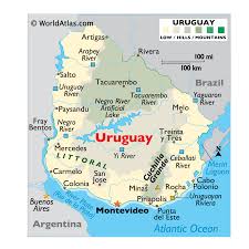 Paysandú is the capital of paysandú department in western uruguay. Uruguay Maps Facts World Atlas