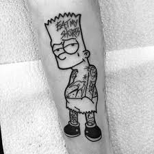 Pin By Kaan Demir On Tattoos Inkskin Simpsons Tattoo Tattoos For Guys Rose Tattoos