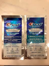 If you feel you are not seeing desired results, we suggest trying crest 3dwhitestrips professional effects or consulting a dentist. 1 Hour Express White Strips Are Just Regular White Strips With Longer Wear Instructions Mildlyinteresting
