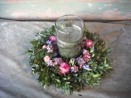 Check out our dried flowers for candles selection for the very best in unique or custom, handmade pieces from our craft supplies & tools shops. Small Dried Flower Candle Ring Centerpiece Or By Nhwoodscreations 24 00 Things I Like Candle Rings Dried Flowers Candles