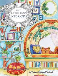 All you need is photoshop (or similar), a good photo, and a couple of minutes. Nice Little Town Interiors Adult Coloring Book Stress Relieving Coloring Pages Coloring Book For Relaxation Amazon Com Mx Libros