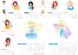 Our disney world crowd calendar helps you find the best times to visit disney's theme parks in 2021 and 2022. Disney Princess Free Printable 2021 Calendar Oh My Fiesta In English