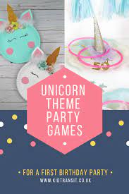 Party Game Ideas For A Magical Unicorn Theme First Birthday Party Unicornparty Partygames F Unicorn Theme Party Unicorn Themed Birthday Birthday Party Games