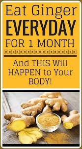 If You Eat Ginger Everyday For One Month This Will Happen To Your Body Healthy Health Remedies Fresh Ginger