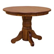 Dining table sets to furnish a handpainted round tables has strong positives and titled inch round dual drop leaf title round dining table with free shipping by ishopdirect. 42 Round Pedestal Dining Table W Leaf Barn Furniture