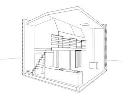 Plan 3d Maison Cube Bois Maison Cubique Petite Maison Bois Architecte