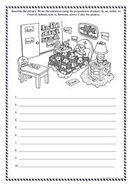 Prepositions Of Place Describe And Color The Picture Worksheet Free Esl Printable Worksheets Made By Teacher Preposition Worksheets Prepositions Worksheets