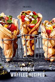 Bubble Waffles Recipes How To Make Hong Kong Egg Puffs Bubble Waffle Waffle Recipes Recipes