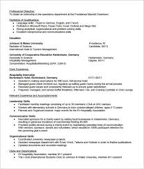 Not sure what to say or how to say it? Free 7 Sample Internship Resume Templates In Pdf Ms Word